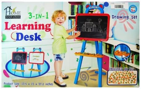3 in 1 Learning Desk Easel Drawing Set