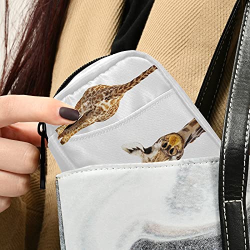 Image of Naanle Funny Giraffe Pill Box 7 Day Pill Case Travel Pill Organizer Bag with Zipper Portable Weekly Case Compact Size for Vitamin Supplement Holder