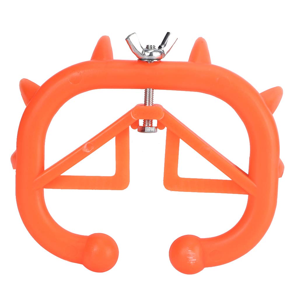 Povkufii 10pcs Cow Nose Thorn Thick Plastic Prevent Milk Sucking Calf Weaning Tool for Farm Livestock Cattle Supplies (Red)