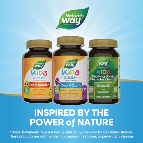 Nature's Way Kids Cool & Calm Gummies, Magnesium, L-Theanine, 40 ct - image 7