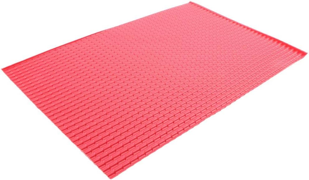 10x 1/25 Roof Tile Sheet Model Building Material Railroad Architecture Parts