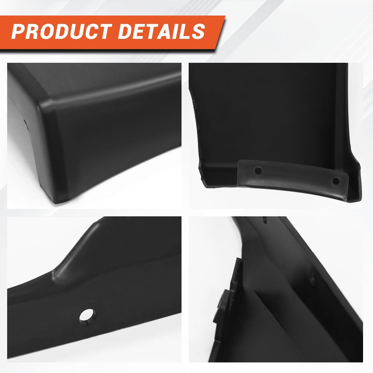 Black Rear Side Fairing Panels for Kenworth T680 Next Generation 2022+ (Partial Skin) OE Replacement Left Driver Side Fairing Skirt Panel for T680 Next GEN Accessories