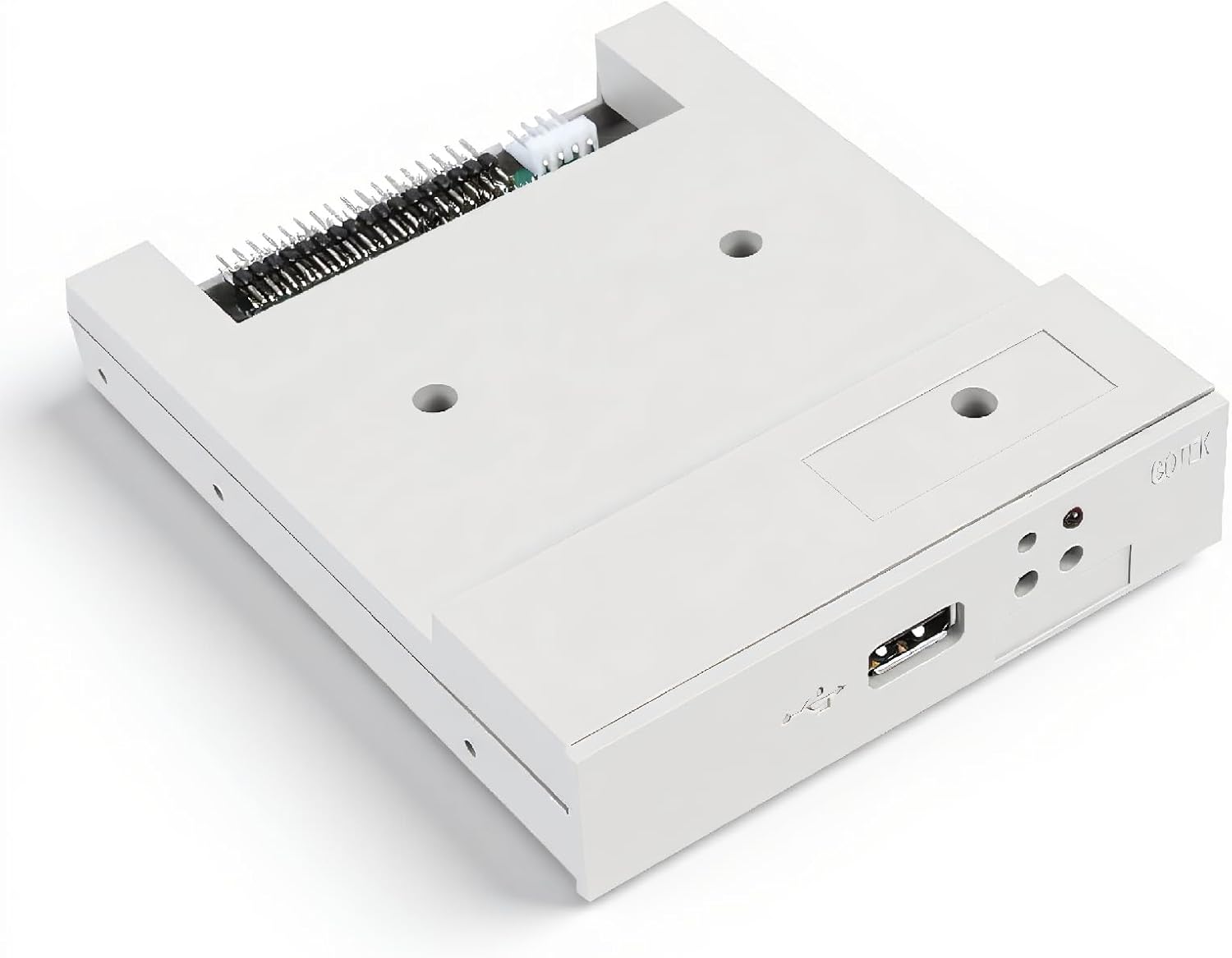 SSD Floppy Drive,Tangxi SFR1M44 U 3.5in 1.44MB USB SSD Floppy Drive Emulator&CD Screws,Plug and Play,Easy to Install,Gray