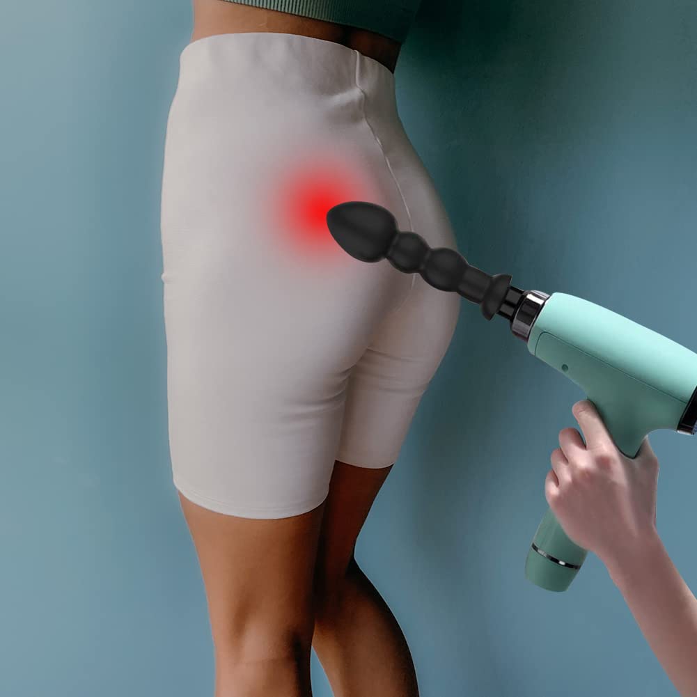 Têtes de Massage Tête de Pistolet, Têtes de Pistolet de Massage pour Tissus Profonds Et Points de Déclenchement Remplaçables, pour La Détente Musculaire