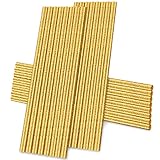 Manarty Glitter Gold Hot Glue Sticks, 24PCS Mini Size 0.27