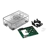 multicomp PRO Raspberry Pi 4 Case with Power Button (Clear)