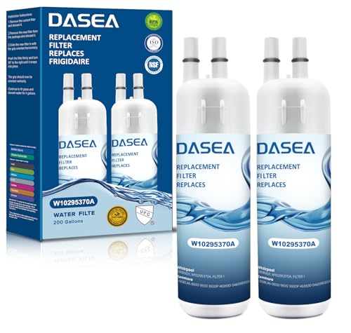 DASEA W10295370A Replacement for Whirlpool EDR1RXD1 W10295370A Everydrop Filter 1 WHR1RXD1 P8RFWB2L P8WB2L P4RFWB 46-9930 46-9081 (2 Pack)