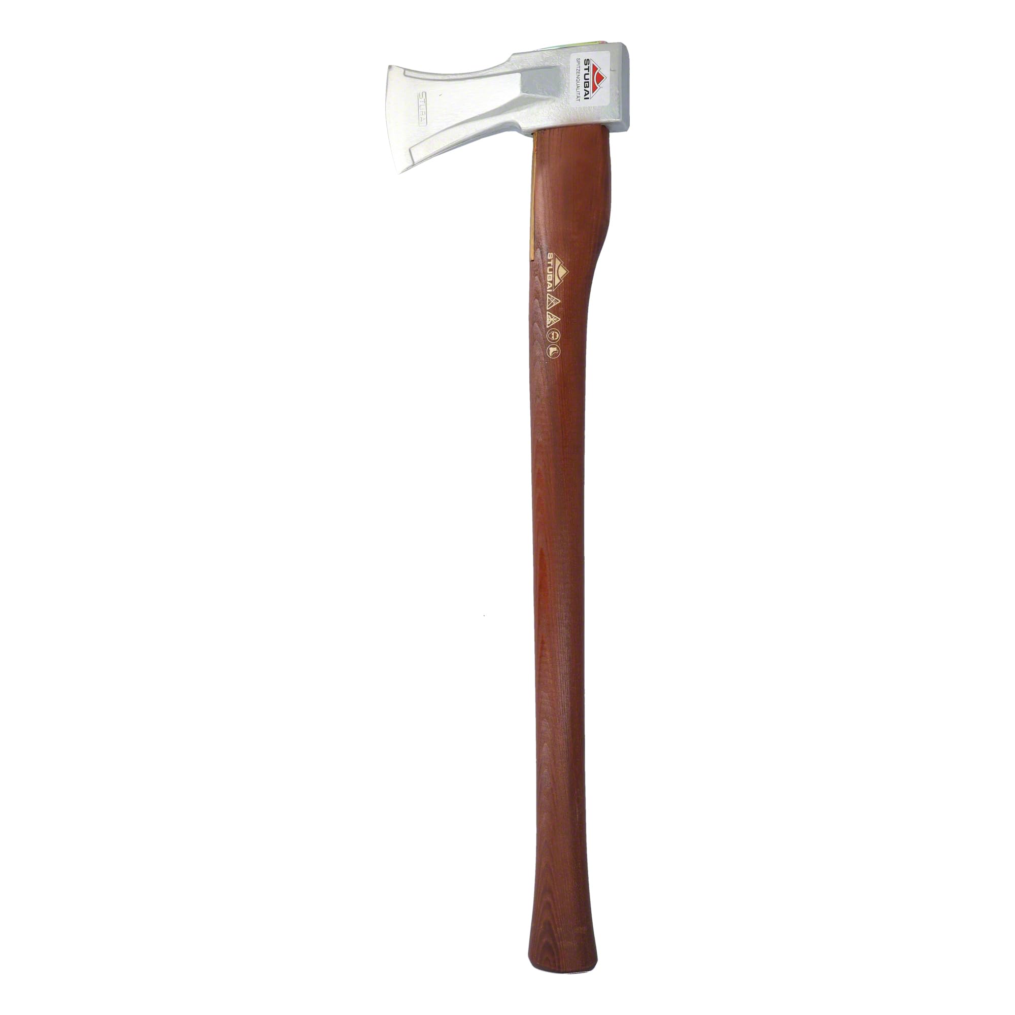 Stubai 671922NRM - Súper hacha de partición imitación acero, con protección de mango latón, 1800 g