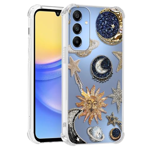 Coque Samsung Galaxy A15 5G souple et rigide motif univers avec coins renforcés