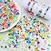 Laopottbeads One Pound Assorted Glass Beads for Jewelry Making, 2-16mm Colorful Crystal Beads for Bracelets, Crafts, DIY Art, Bulk Jewelry Making Supplies