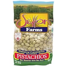 Setton Farms Roasted and Salted Premium California Pistachios 2lb Bag Certified NonGMO Gluten Free Vegan & Kosher, Dry Roasted With Sea Salt, 32 Oz