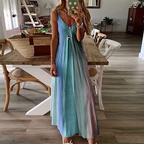 Robe longue rayée fluide idéale pour vos vacances d'été