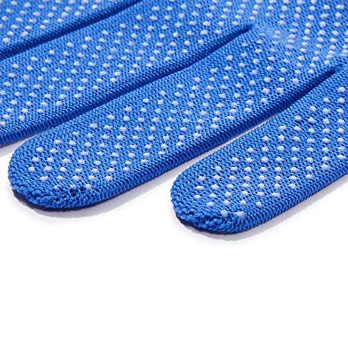 Juvale 6 Pairs Women’s Protective Gardening Gloves For Planting And Digging, Outdoor Polyester Work Gloves With Dotted Grip Material For Yard, Garden, One Size Fits Most (3 Colors) #TOP4