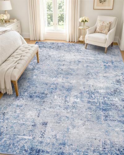 OLANLY 5x7 Washable Area Rug, Soft Non Slip Carpet for Bedroom Living Room