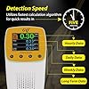 GQ Radon Detector Radonscan Home Radon Monitor Alpha Radiative Gas Radiation Design in USA Large Color Display Short and Long Term continuously Monitor Accurate Fast Sensitive Data Saving