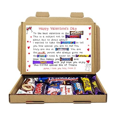 Treasured Forever Personalised Chocolate Gift Box Cover