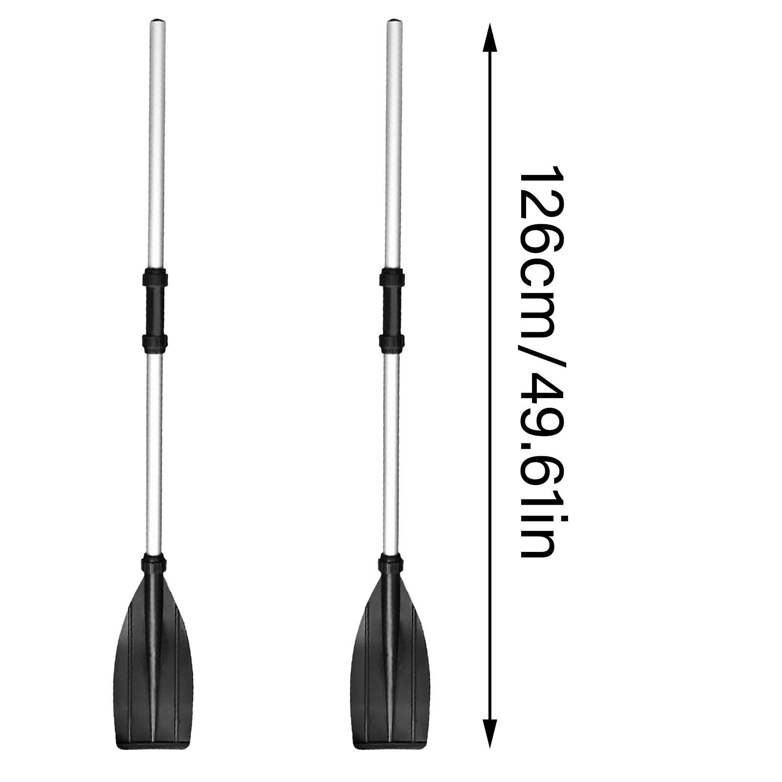 Pagaia per Kayak | Pagaia per S-up Regolabile | 49,6 Pollici Pagaie per Canoa | Lame Rinforzate con Albero Gonfiabile per Kayak con Funzione Antiscivolo per Applicazioni