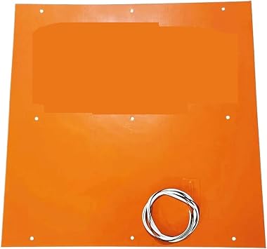 Silicone Heating pad 600x600mm Silicone Heater for X5SA-600 3D Printer Heated pad 1500W with 100k thermistor Adhesive BackWithout Controller,220v 2500w 200c