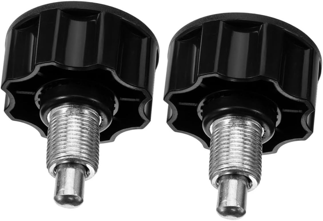 2Pcs Replacement Pull Pin Spring Knob Fitness Equipment Ball Knob for Exercise Bike Weight Bench Design for Easy Use Stylish Durable Accessory for Home Gym
