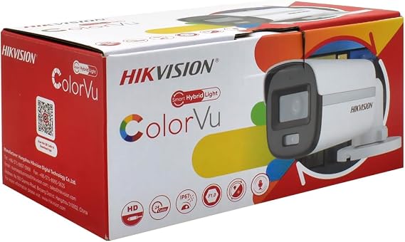 HIKVISION DS-2CE10KF0T-LPFS 4MP 3K ColorVu Ses Sabit Mini Bullet IR Kamera - 24/7 Tam Renkli Gece Görüşü, Dahili Mikrofon, IP67 Hava Koşullarına Dayanıklı