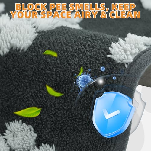 Image of KOOLTAIL Washable & Waterproof Dog Whelping Pad for Large Dogs, 72x72in Super Absorbent & Soft Warm Plush Puppy Pads Potty Training, Quick Dry Reusable Pet Mats for Whelping Box Supplies,Playpen,Crate