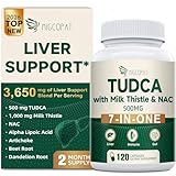 Migcopat 7-in-One TUDCA Supplement, 3650mg with Milk Thistle, NAC, Alpha Lipoic Acid, Dandelion Root, Bile Salts TUDCA for Liver Cleanse Detox & Repair, Bile Flow and Digestive Support - 120 Capsules