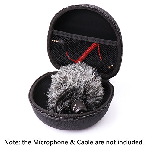 Hard Protecting Case Bag for RODE VideoMicro Microphone,AriMic EVA Hard Travel Case Carrying
