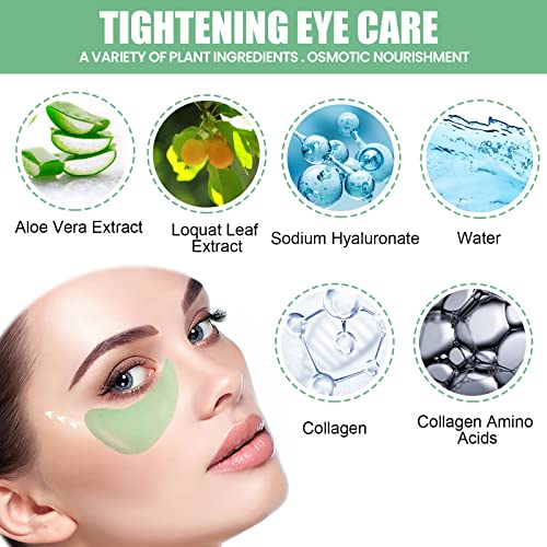 Imeasy Aloe Vera Eye Mask, Under Eye Patches, Eye Patches For Puffy Eyes, Hyaluronic Acid Collagen Under Eye Mask, Anti Wrinkle And Fine Lines Pads,Dark Circles Treatments For Beauty(60 Pcs) #TOP1