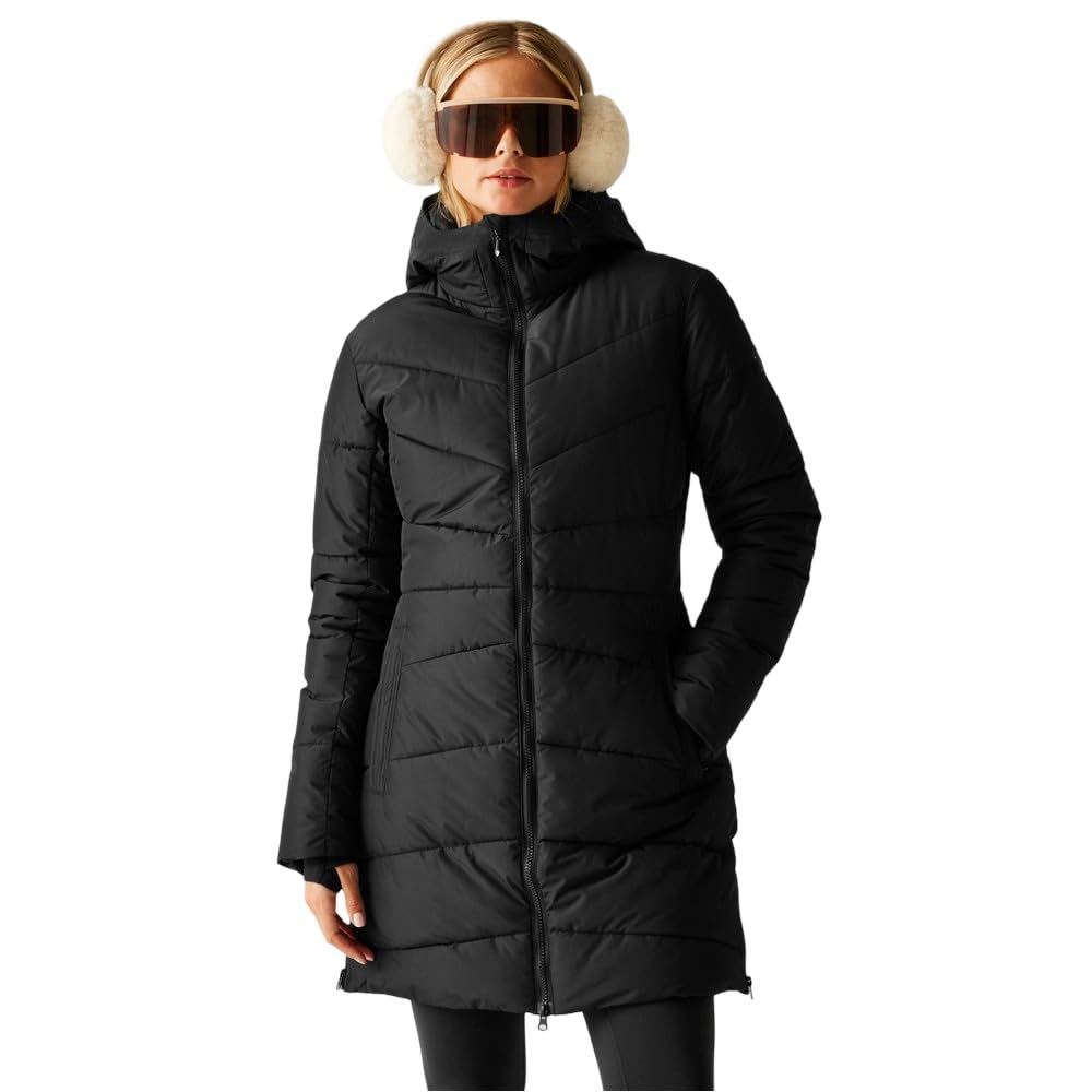 Dare2b Womens Striking V Padded Insulated Jacket, Black, 20 EU