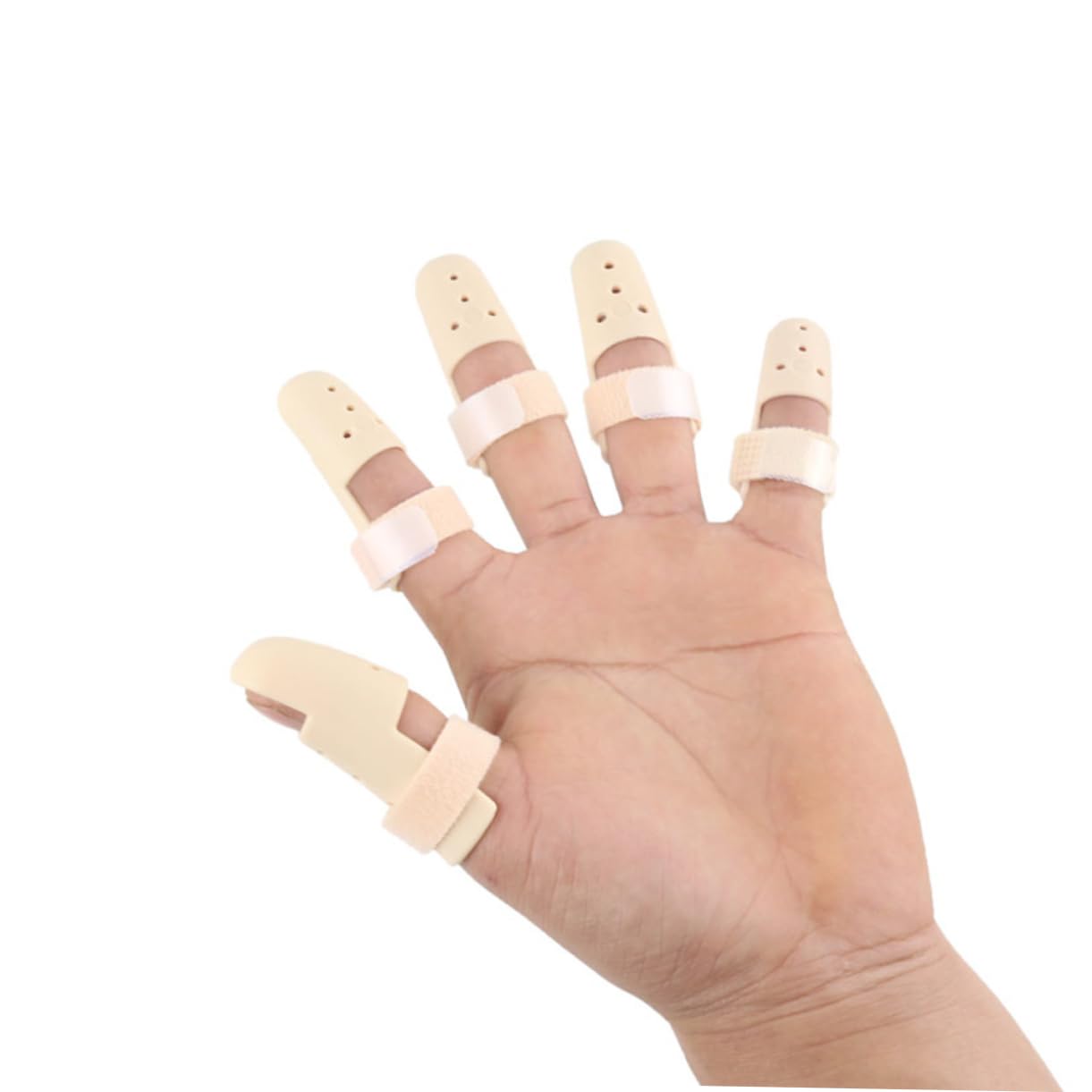 DEARMAMY 1PC Breathable Finger Splint Protector for Fractures and Joint Finger Band Cushioned Design for Relief and Injury Prevention