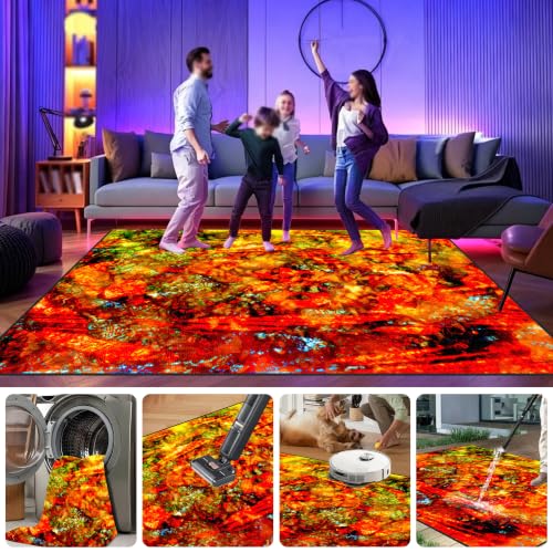 Tapis de sol gaming antidérapant 60x100 cm pour chambre d'enfant