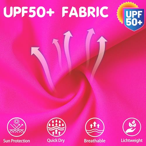 Image of QBK Toddler Girls Swim Shorts 2T-14 Boyshort Swimsuit UPF 50+ Quick Dry Rash Guard Swim Bottoms