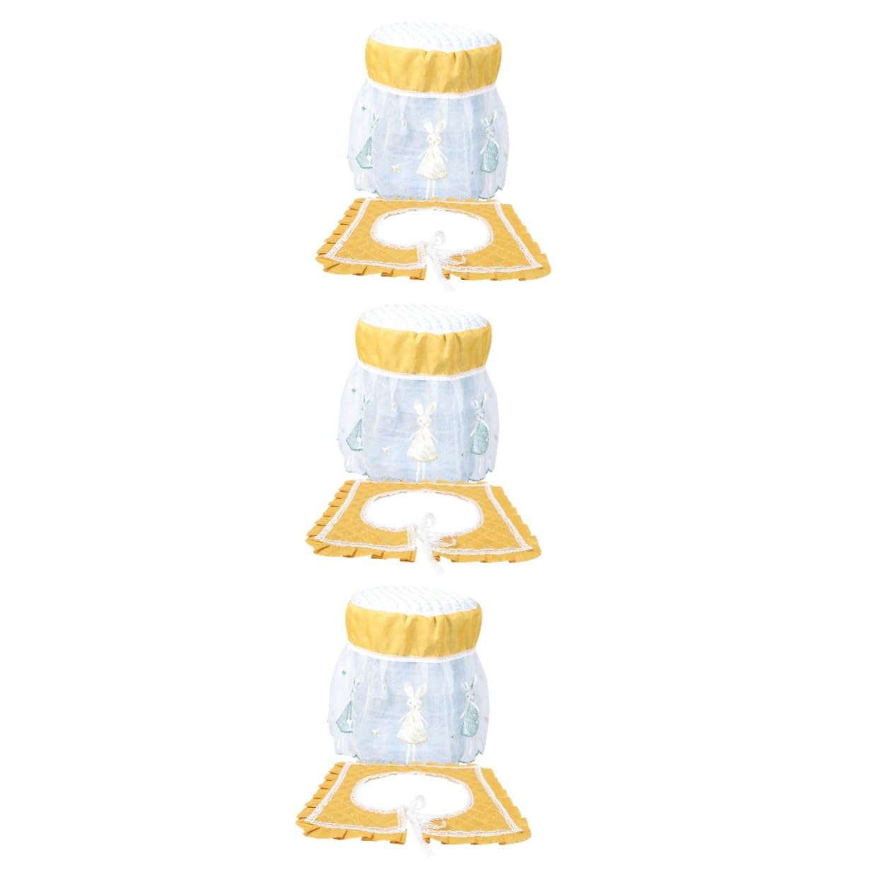 Couvercle décoratif de cruche d'eau isolé au design épuré en polyester stretch