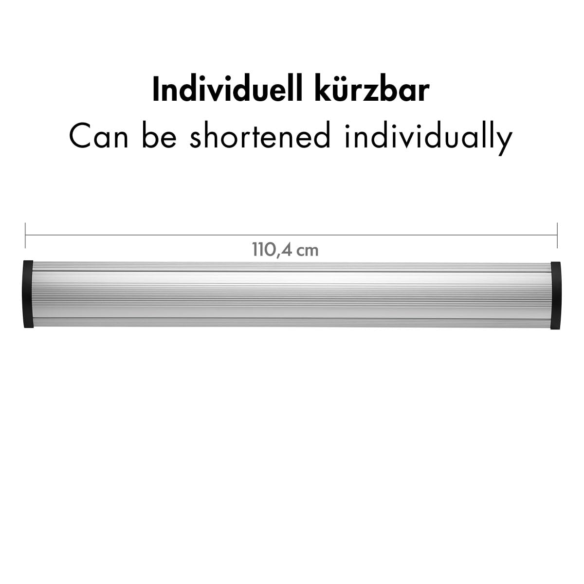 LogiLink Fußboden Kabelabdeckung Kabelkanal aus Alu & ABS, individuell kürzbar, Doppelkanal, Maße: 1104x139x22mm, Farbe: Silber