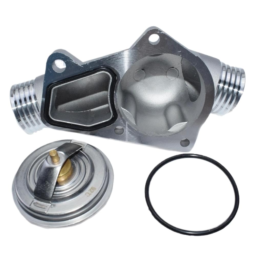 Engine Coolant Thermostat 11537511083 11531722531 11531740437 Compatible With BMW E34 E36 E38 E39 323i 328i 525i 318is 325i 520i Z3(Kit)