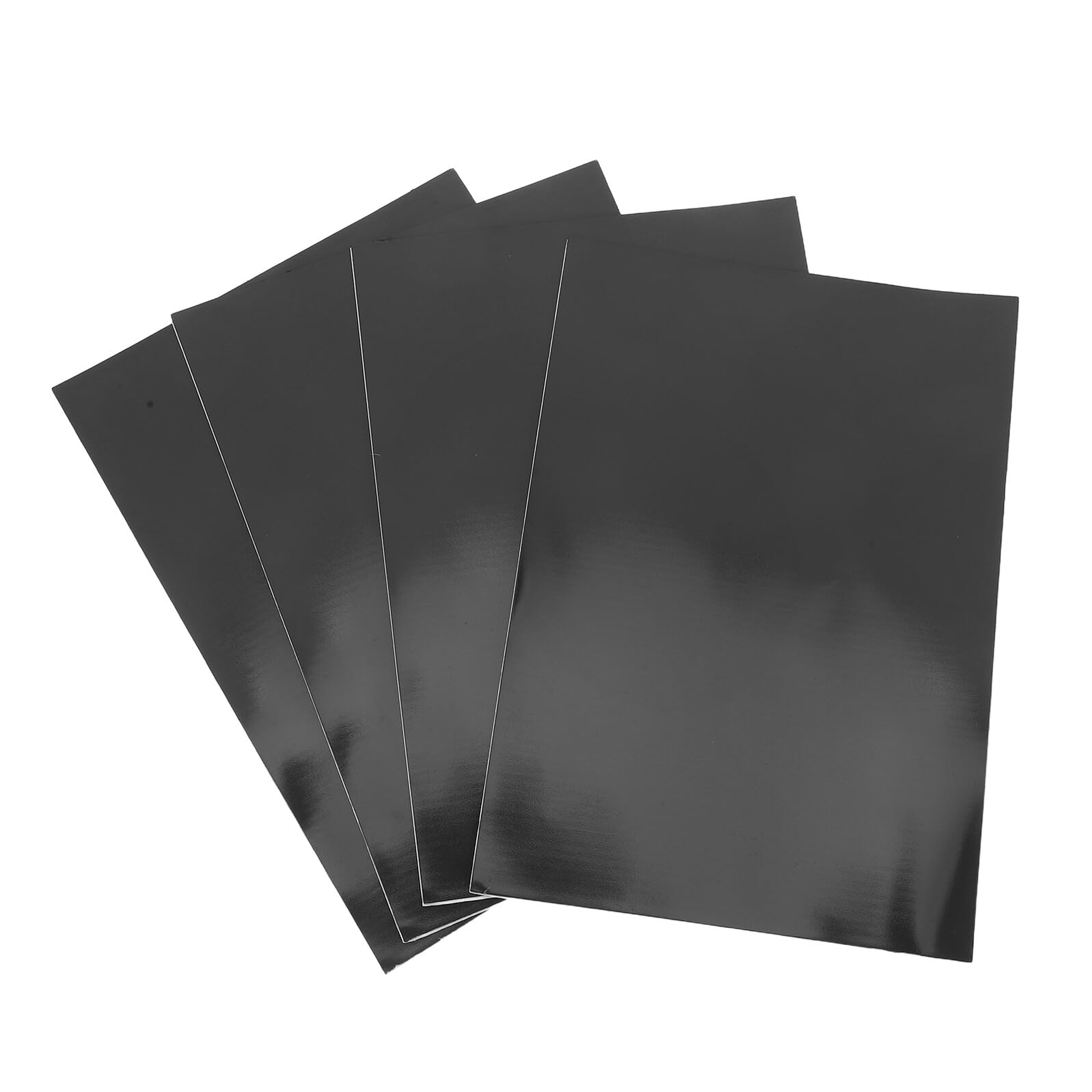 ERINGOGO 4 Pièces Magnétiques Adhésives Souples Autocollants Magnétiques Flexibles pour Frigo Bricolage et Décoration Aimants Autocollants avec Dos Caoutchouc pour Organisation et Travaux