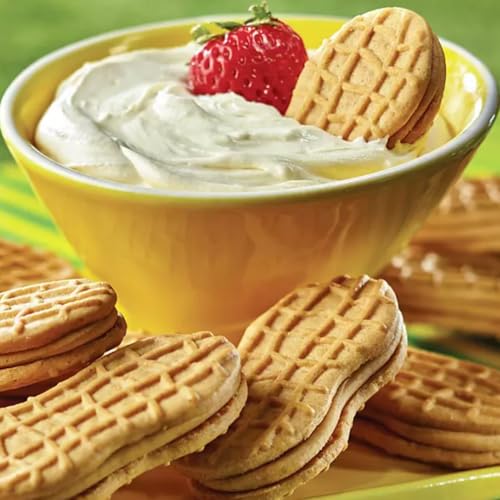Image of Eli&Val Snack Bundle: Nutter Butter Cookies Peanut Butter 24 Pack | Authentic Nutter Butter Peanut Butter Sandwich Cookies in individual snack packs, 24 ct, perfect for lunchbox, school, office