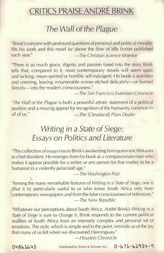 The Ambassador: A Novel (English and Afrikaans ... 0671619349 Book Cover