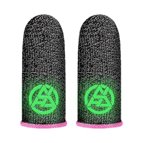 Shurzzesj Manchons de Doigt de Jeu, Manches de Doigt pour Jeu, Couvre-Doigts Flexibles Manches pour Doigts Haute Performance | Accessoire pour Jeu Mobile avec Manches pour Pouce Frais et