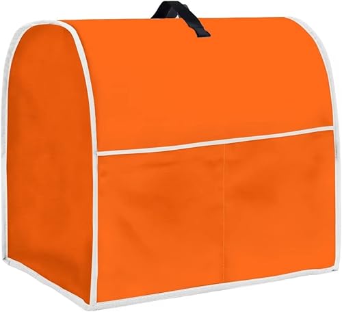 Dreaweet Cubiertas naranjas para batidora de pie de 4.5 a 5 cuartos de galón, cubierta antipolvo para batidora de pie, accesorios y accesorios para