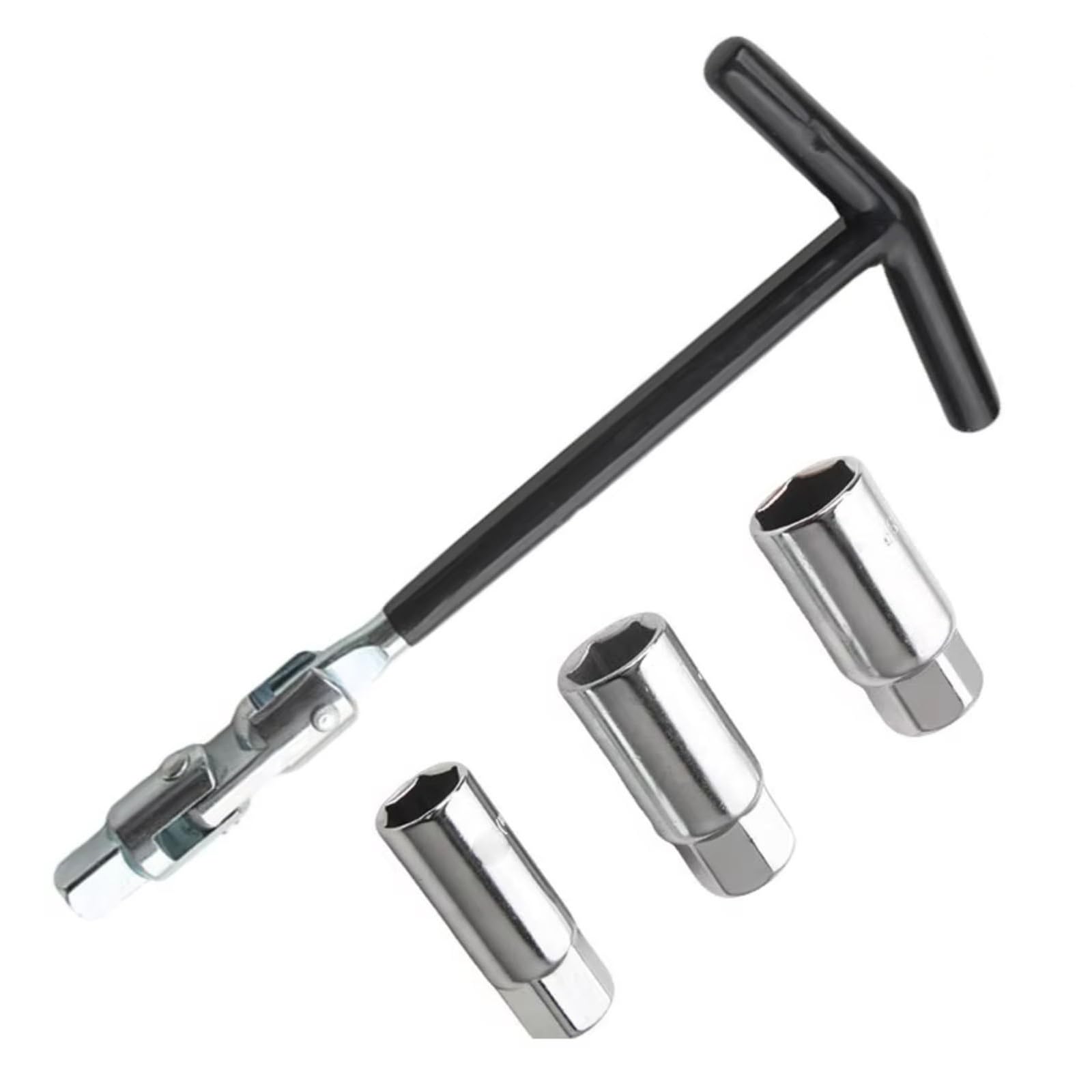 Clé à Bougies Jeu De Clés À Douille pour Bougie D'allumage 4 Pièces Bougies D'allumage Automobile Outil Réparation Clé D'extension Outils 16mm 18mm 21mm