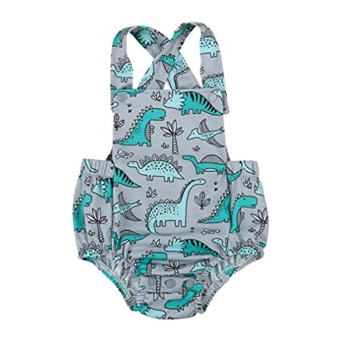 SHOBDW Baby Boys Dinosaur Camouflage Romper Cover