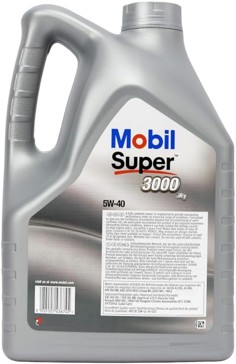 Mobil Super 3000 X1 5W-40 4 lt Motor Yağı