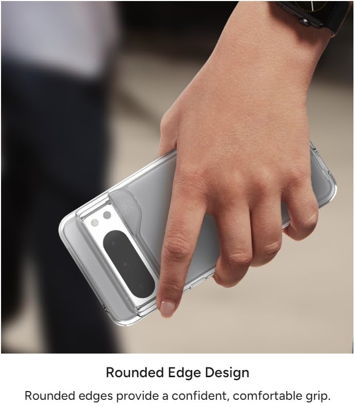 Image of ZAGG Crystal Palace Google Pixel 8 Pro Case - Transparent Finish with Graphene Enhanced Impact Protection, Eco-Friendly with 78% Recycled Content, Wireless Charging Compatible Phone Case, Clear
