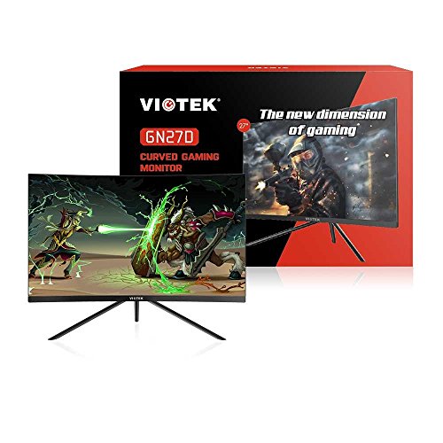 Viotek Gn27Db 27-Inch Curved Gaming Monitor, 1440P 144Hz Samsung Va Panel, Freesync Gameplus Fps/Rts – Vesa (Black) #TOP6