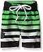 Kanu Surf Boys' Toddler Reflection Stripe Swim Trunks