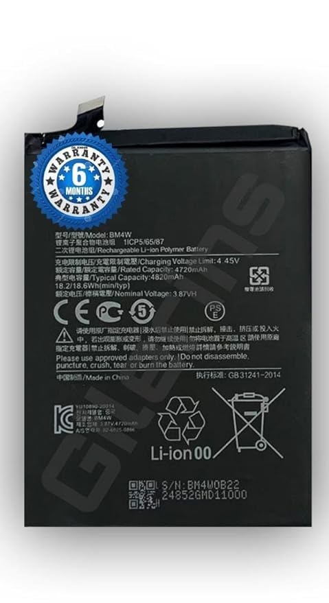 Image of Original BM4W Battery for Redmi 10i /10T Lite M2007J17G Battery with 6 Month Warranty** (EE82)