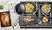 Bruntmor Camping Cooking Set of 7. Pre Seasoned Cast Iron Pots and Pans Dutch Oven with Lids for Outdoor Comefire. Grill Cookware Skillet Sets with Storage Box