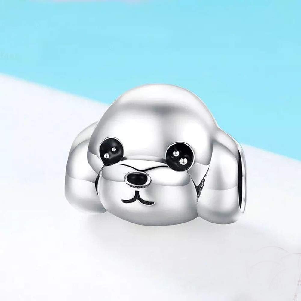 Dog Bone Charm 925 Sterling Silver Dog Paw Charm fit for Women Charms Bracelets - Image 3
