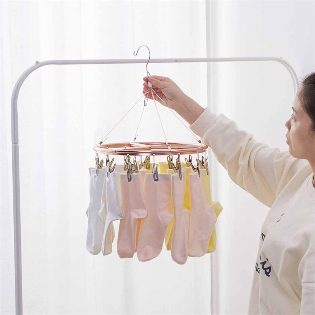 17/20 Clip Stainless Steel Portable Socks Clothespin Useful Clothes Rack Wardrobe Storage Hanger(D)